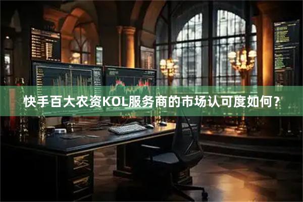 快手百大农资KOL服务商的市场认可度如何？