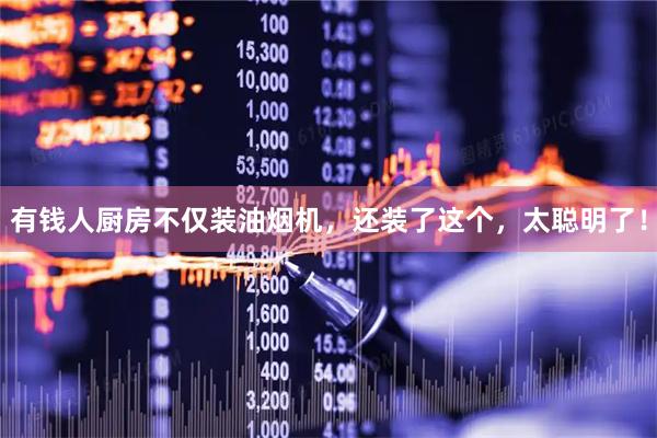 有钱人厨房不仅装油烟机，还装了这个，太聪明了！