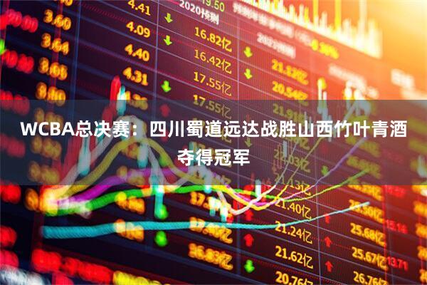 WCBA总决赛：四川蜀道远达战胜山西竹叶青酒夺得冠军