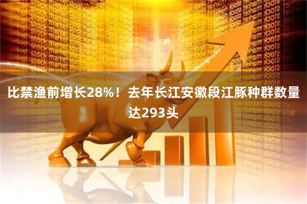 比禁渔前增长28%！去年长江安徽段江豚种群数量达293头